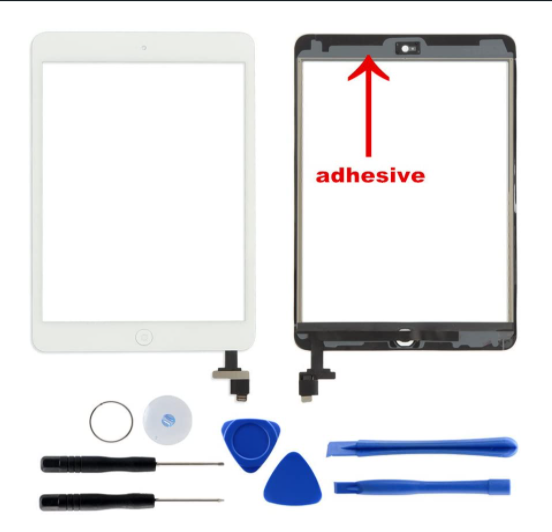 HDE Touch Screen Digitizer for iPad Mini 1 and 2 with Home Button & IC Chip