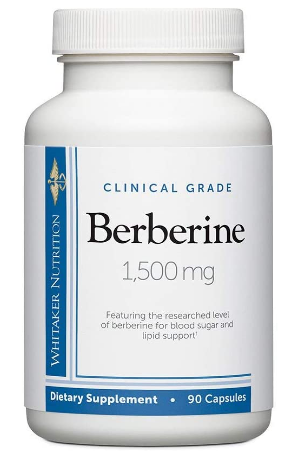 Dr. Whitaker Berberine Blood Sugar Support Supplement 1500 mg - 90 Caps