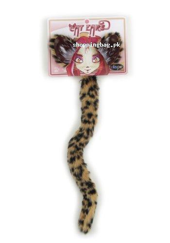 Cheetah Cat and Ears Tail Set