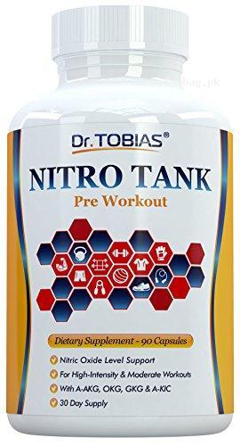Dr Tobias Nitro Tank Pre Workout Supplements For Muscle Training