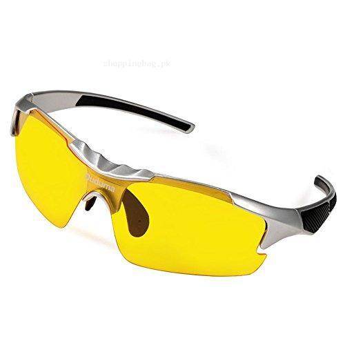 Duduma Yellow Night Vision Sunglasses for Driving