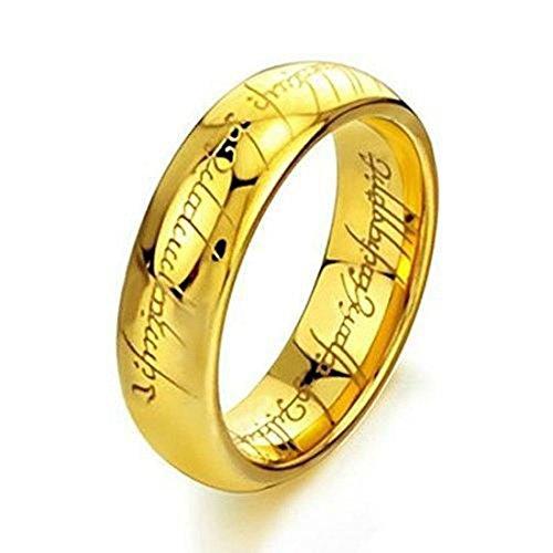 Elove Golden Steel Lord Ring