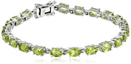 Shopping of Gemstone Bracelet in Sterling Silver Oval Cut shape in Pakistan