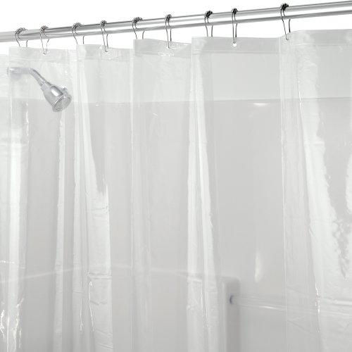 InterDesign Polyester Shower Liner 72 X 72 Inch Clear
