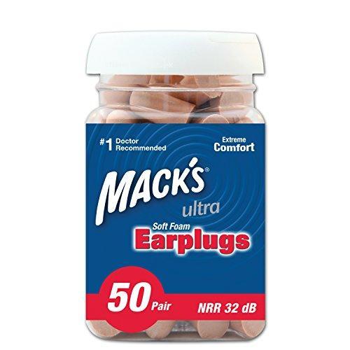 Mack Ultra Soft Earplugs 50 Pair