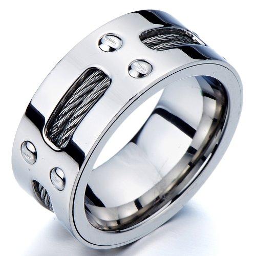 Man s Stainless Steel 10mm Wedding Ring