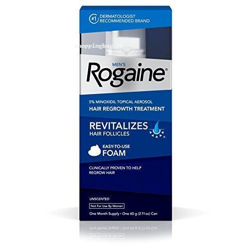 Men Rogaine Hair Regrowth Foam with 5% Minoxidil