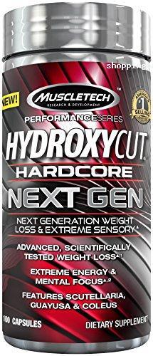 MuscleTech Hydroxycut Hardcore Next Gen Weight Loss 100 Capsules