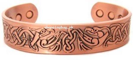 Men Magnetic Copper Cuff Bracelet