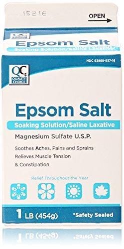 Epsom Salt for Minor Sprains and Bruises