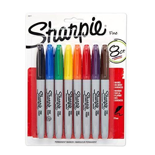 Sharpie Permanent Markers Find Point Pack of 8