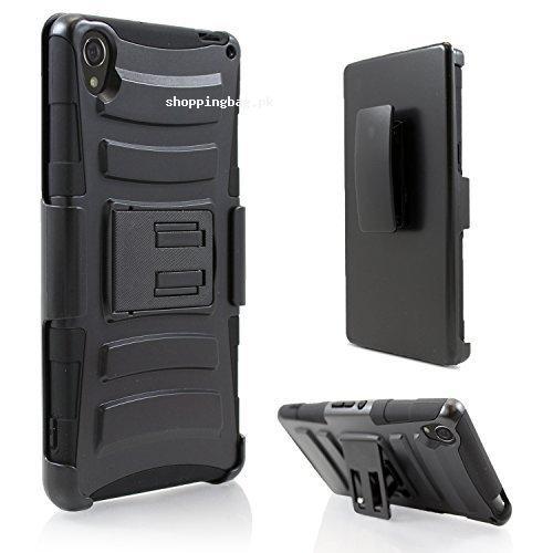 StarShop Sony Xperia Z3 D6653 Dual Layer Holster Case