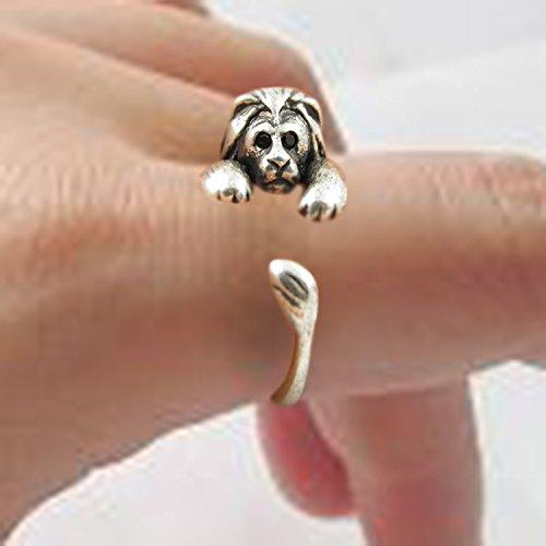 Adjustable Mid Finger Ring Leo Simba Lion