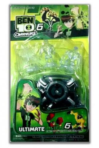 Ben 10 Ultimate Omniverse Watch For Kids With 3 Figures - Green