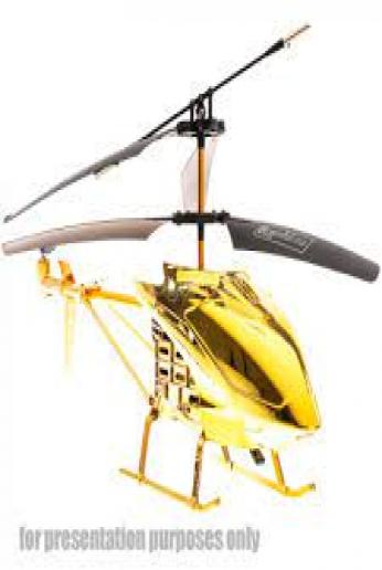 gold helicopter toy radio control