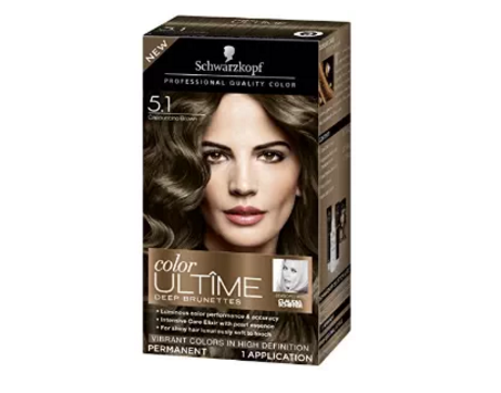 Schwarzkopf Ultime Hair Color Cream, 5.1 Capuccino Brown, 2.03 Ounce