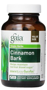 Gaia Herbs Cinnamon Bark Liquid Phyto-Capsules