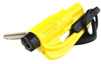 Resqme Seatbelt Cutter and Window Glass Breaker 2 in 1 Quick reliable Car Escape KeyChain Tool