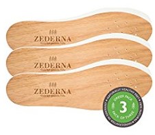 Zederna Original Cedar Wood Shoe Insoles