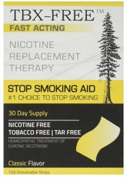 TBX-FREE Stop Smoking Oral Strip Aid