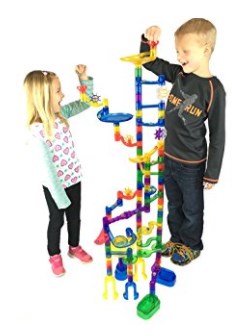 Marble Genius Marble Run Super Set - 85 Translucent Marbulous Pieces