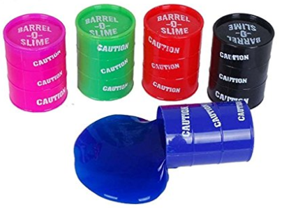Colored Barrel Of Slime Six Different Colors Of Barrel of Slime
