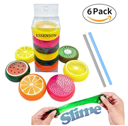 Magic Crystal Slime Putty Toy Soft Rubber Fruit Slime