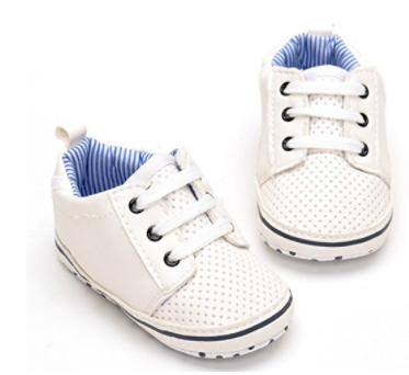 Annnowl Toddler Sneakers Anti-skid Soft Baby Boy Shoes 0-18 Months