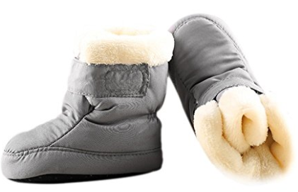 Kuner Newborn Baby Boys and Girls Waterproof Winter Warm Snow Boots Crib Shoes
