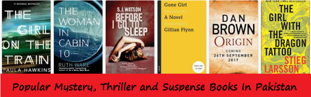 Popular Mystery, Thriller and Suspense Books In Pakistan