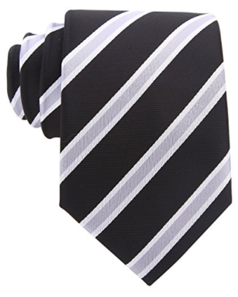 Scott Allan Mens Striped Necktie