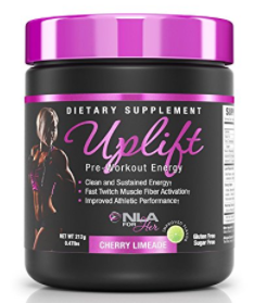 NLA for Her - Uplift - Pre-Workout Energy - Provides Clean Sustained Energy, Supports Athletic Performance