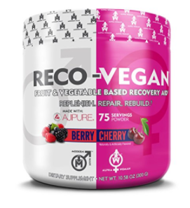 RECO VEGAN - Natural Tart Cherry L-Glutamine Antioxidant Supplement, Post Workout Antioxidants