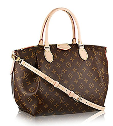 Authentic Louis Vuitton Monogram Canvas Turenne MM Tote Bag Handbag