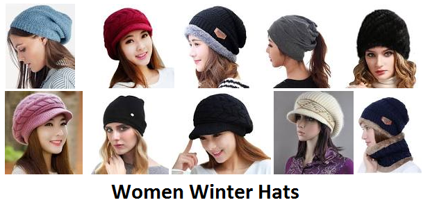 Women winter cap