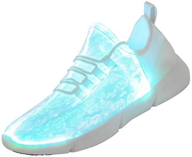 Know More About Light Up Shoes And Led Sneakers In 2022 Softance Fiber Optic LED Light Up Sneakers