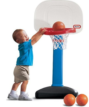 Little Tikes EasyScore Basketball Set, Blue - 3 Ball Amazon Exclusive