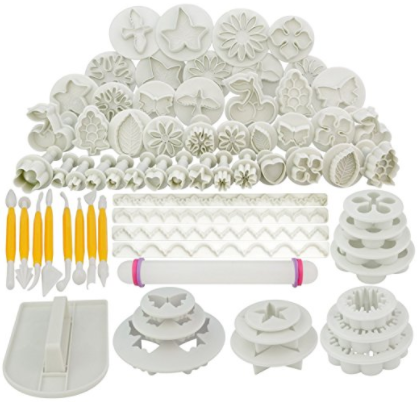 Marrywindix 68pcs 21 Sets Cake Decration Tool Set By Catalina Fondant Cake Cutter Mold Sugarcraft Icing Decorating Flower Modelling Tools