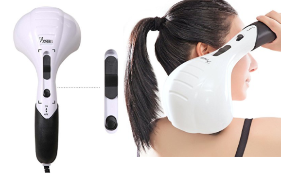 VIKTOR JURGEN Double Head Electric Full Body Massager for Head, Neck, Shoulder, Back, Leg and Foot -Handheld Percussion Massage