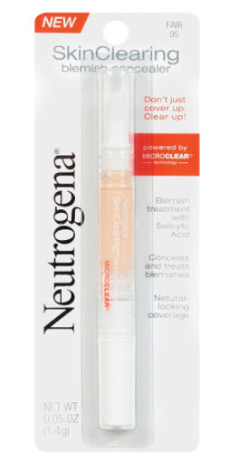 Neutrogena SkinClearing Blemish Concealer with Salicylic Acid