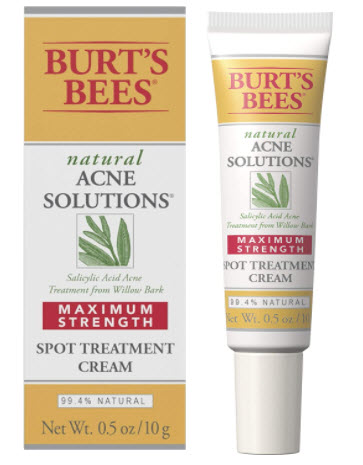 Burt's Bees Natural Acne Solutions Maximum Strength Spot Treatment Cream for Oily Skin