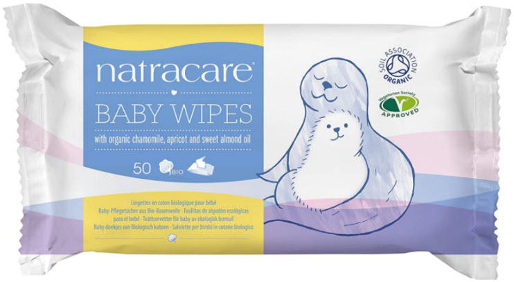 Natracare Organic Cotton Baby Wipes