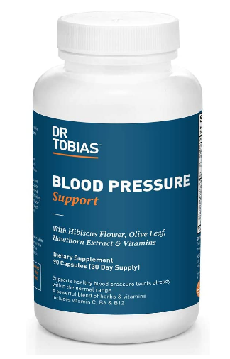 Dr. Tobias Blood Pressure Support Supplement Herbal Blend