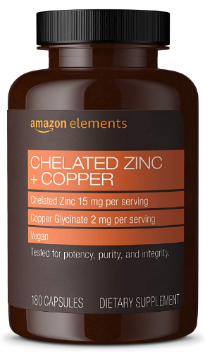 Amazon Elements Chelated Zinc + Copper
