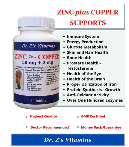 Dr. Z's Vitamins: Zinc Plus Copper﻿