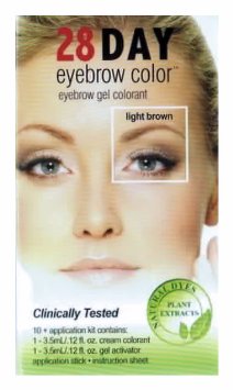 Godefroy 1 Count 28 Day Eyebrow Color Light Brown 10 application Kit
