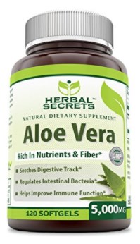Herbal Secrets Aloe Vera Natural Dietary Supplements