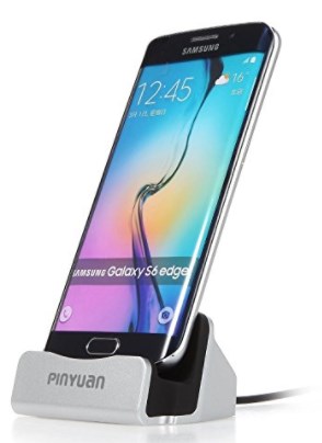 Micro USB Charging Dock, Android Smartphones Desktop Stand Sync and Charger Docking Station for All Android Phones with Micro USB 2.0