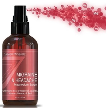 Migraine & Headache Pain Relief Magnesium Spray