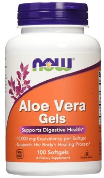 NOW Aloe Vera Gels, 10000mg